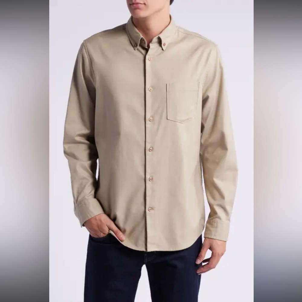 NORDSTROM MEN’S WRINKLE FREE DRESS SHIRT SMARTCARE